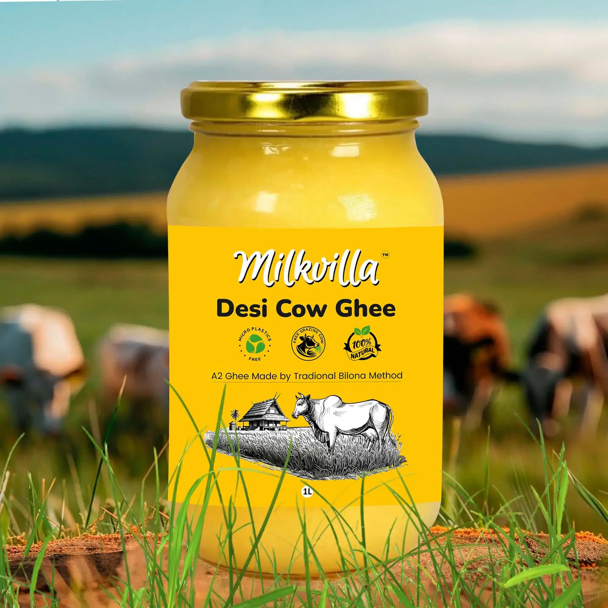 Milkvilla Pure A2 Cow Ghee