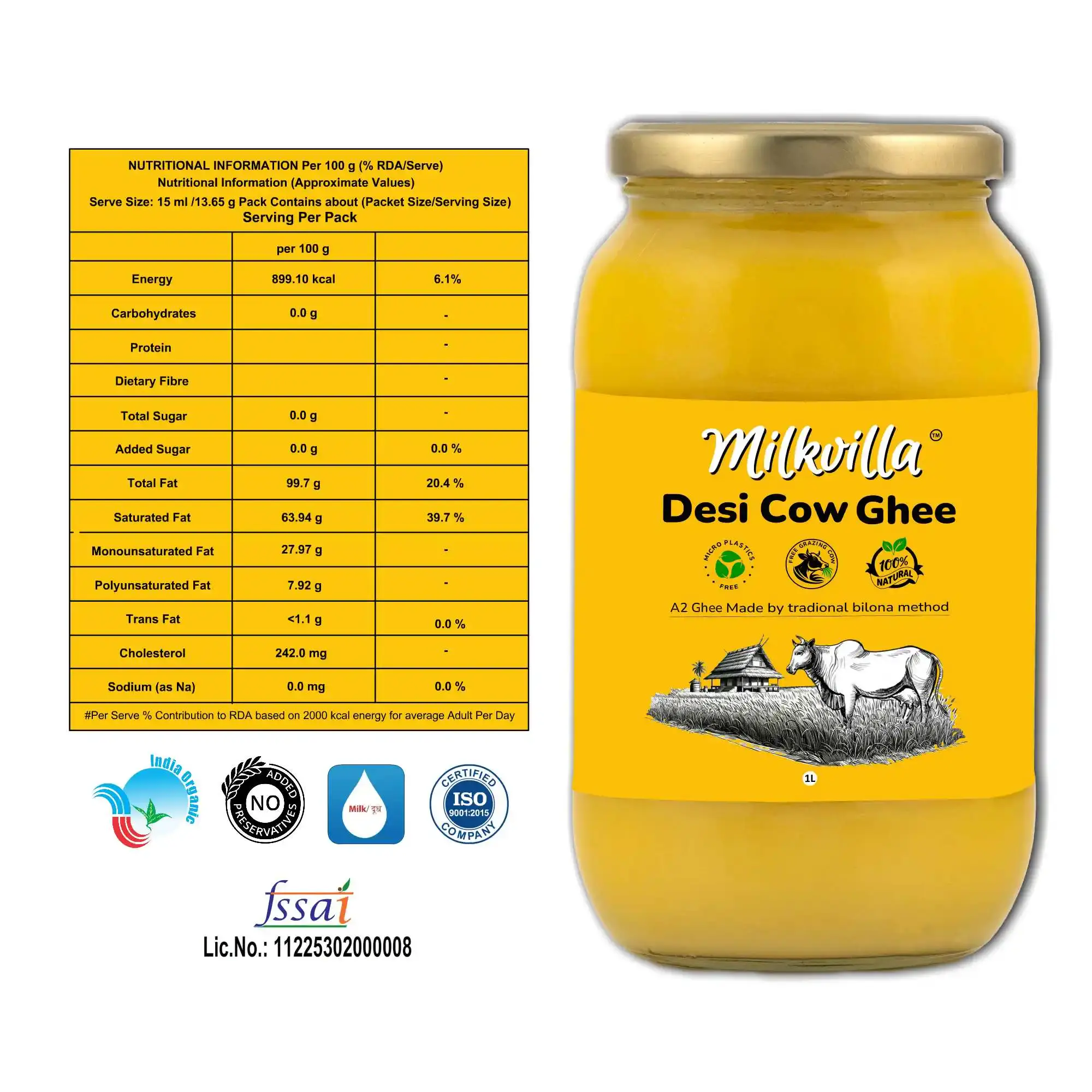 Ghee Nutrition